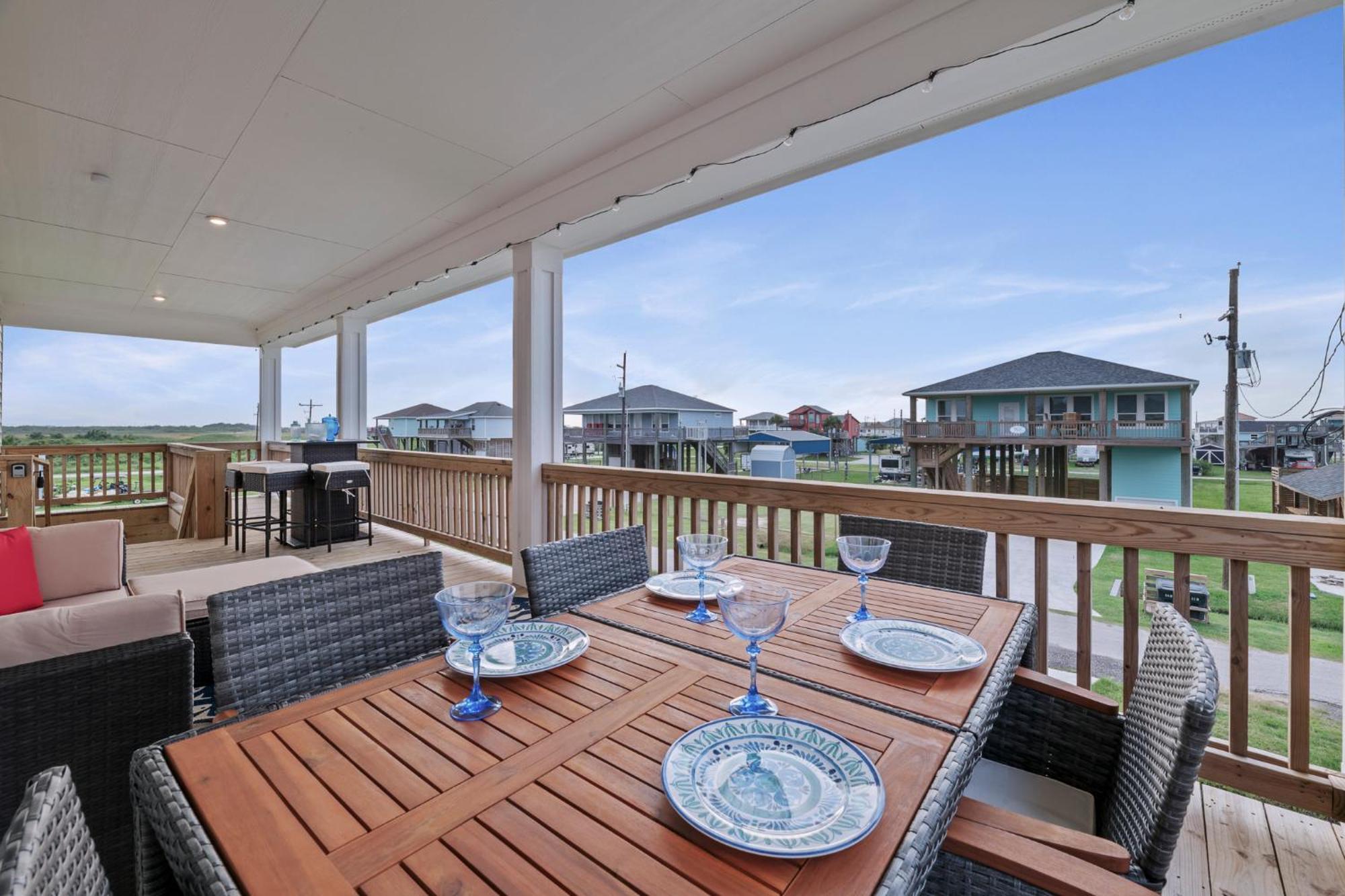 فيلا Crystal Cabana Bolivar Peninsula المظهر الخارجي الصورة