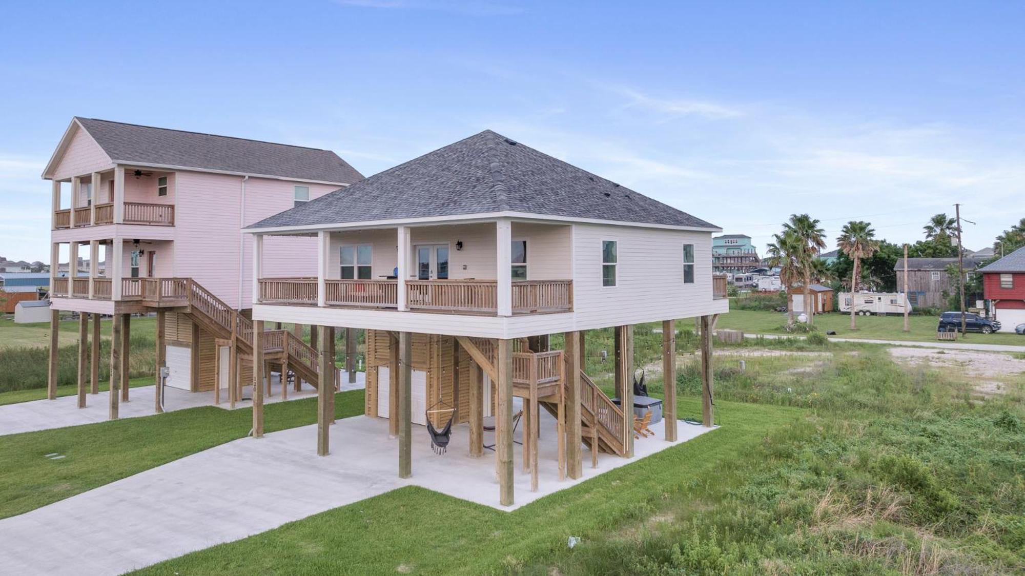 فيلا Crystal Cabana Bolivar Peninsula المظهر الخارجي الصورة